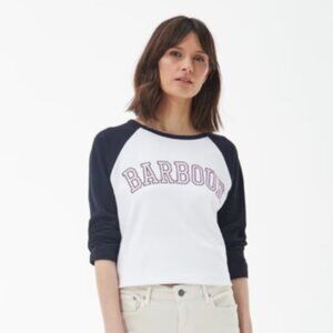 Women's Barbour Northumberland T-shirt 3/4 length sleeves